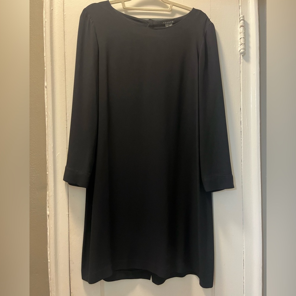 Theory Long Sleeve Shift Dress